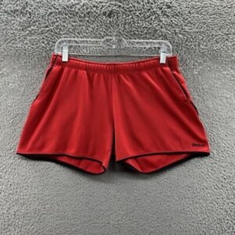 Reebok Shorts Women's XL Red & Black Running Shorts Ladies XL